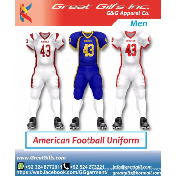 Impression par sublimation personnalisée uniformes de football américain